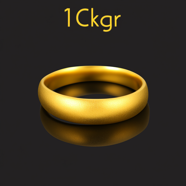 1克金戒指图片